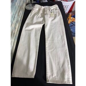 Levi's Premium 501 '90s Jeans 25x30 White Silver Metallic Foil NWT A19590068
